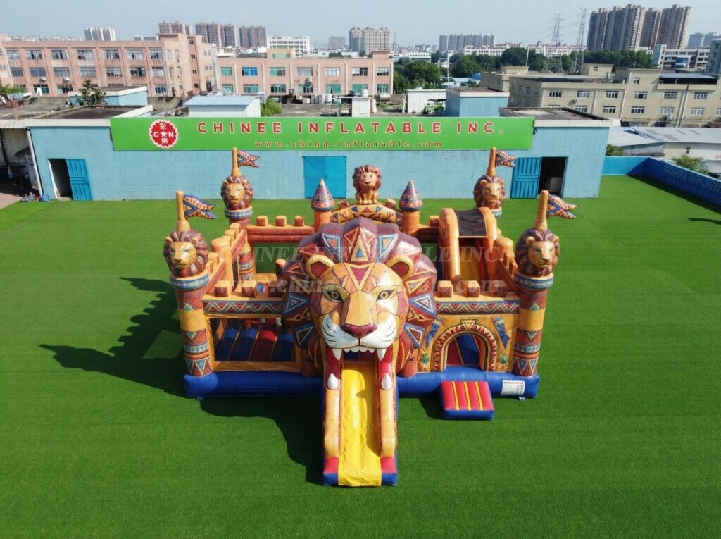 T2-7129 Lion Theme Inflatable Bouncer