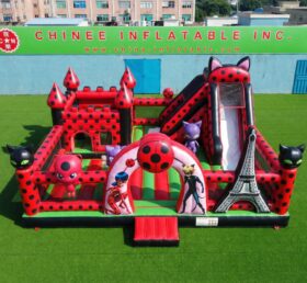 T2-7135 Miraculous Ladybug Theme Inflatable Bouncer