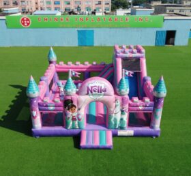 T2-7138 Nella Knight Theme Inflatable Bouncer
