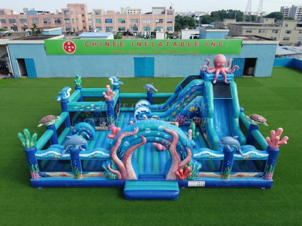T2-7139 Ocean Theme Inflatable Bouncer