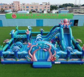 T2-7139 Ocean Theme Inflatable Bouncer