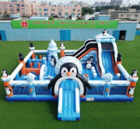T2-7142 Penguin Theme Inflatable Bouncer