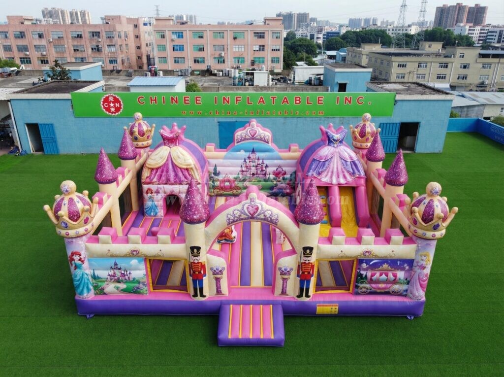 T2-7149 Princess Parties Theme Inflatable Bouncer