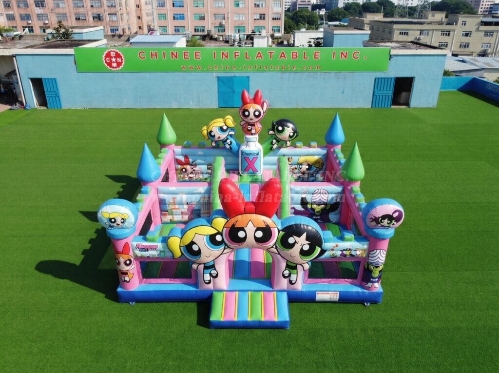 T2-7164 The Powerpuff Girls Theme Inflatable Bouncer