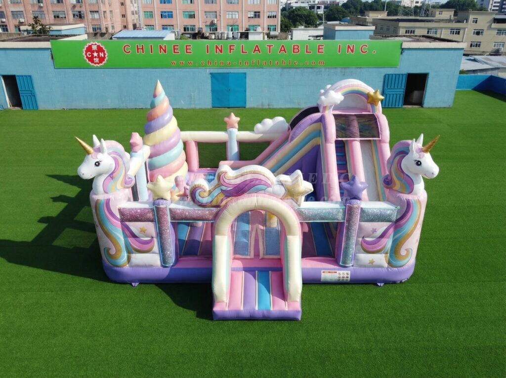 T2-7170 Unicorn Theme Inflatable Bouncer