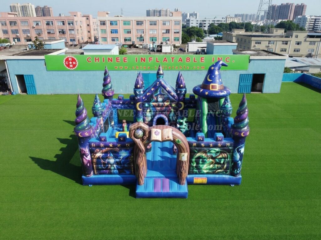 T2-7173 Wizard Theme Inflatable Bouncer