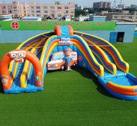 T8-6111 Blippi Wonders Theme Inflatable Water Slide