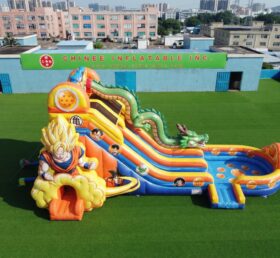 T8-6142 Dragon Ball Theme Inflatable Water Slide