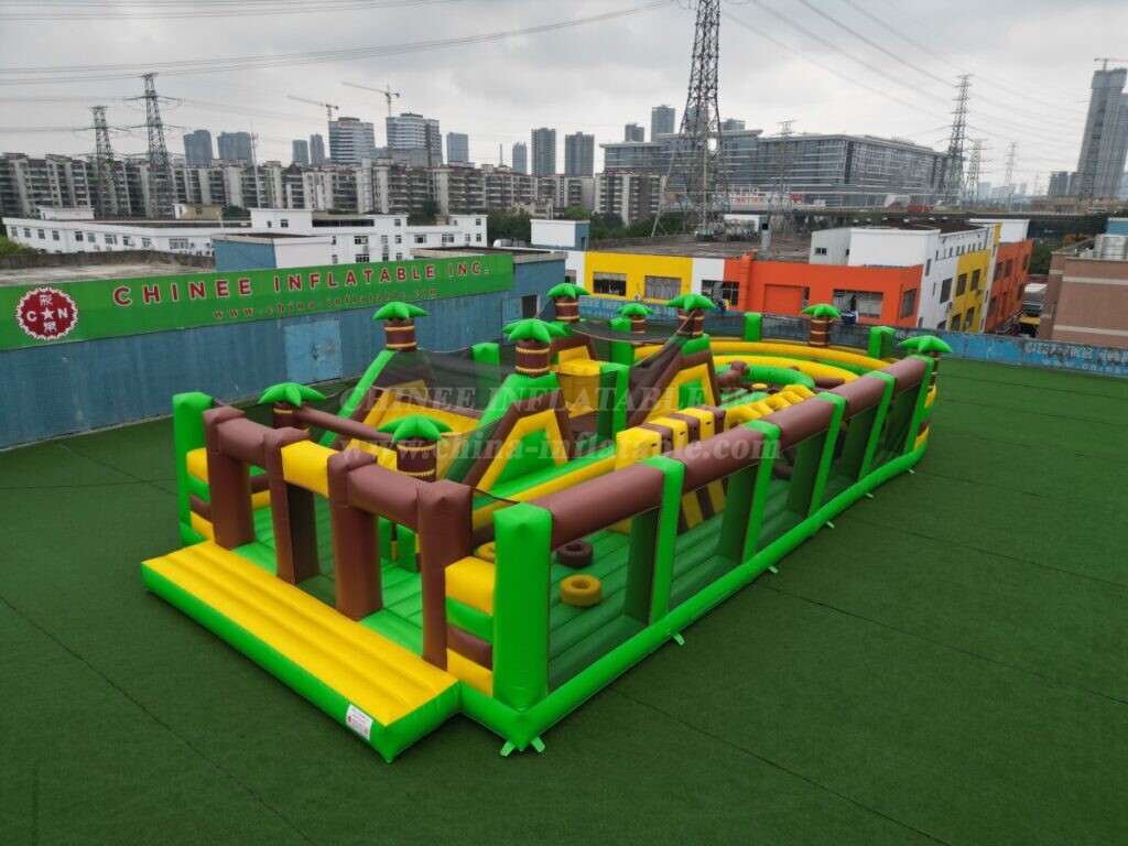 T7-1811 Jungle Adventure Inflatable Obstacle Course