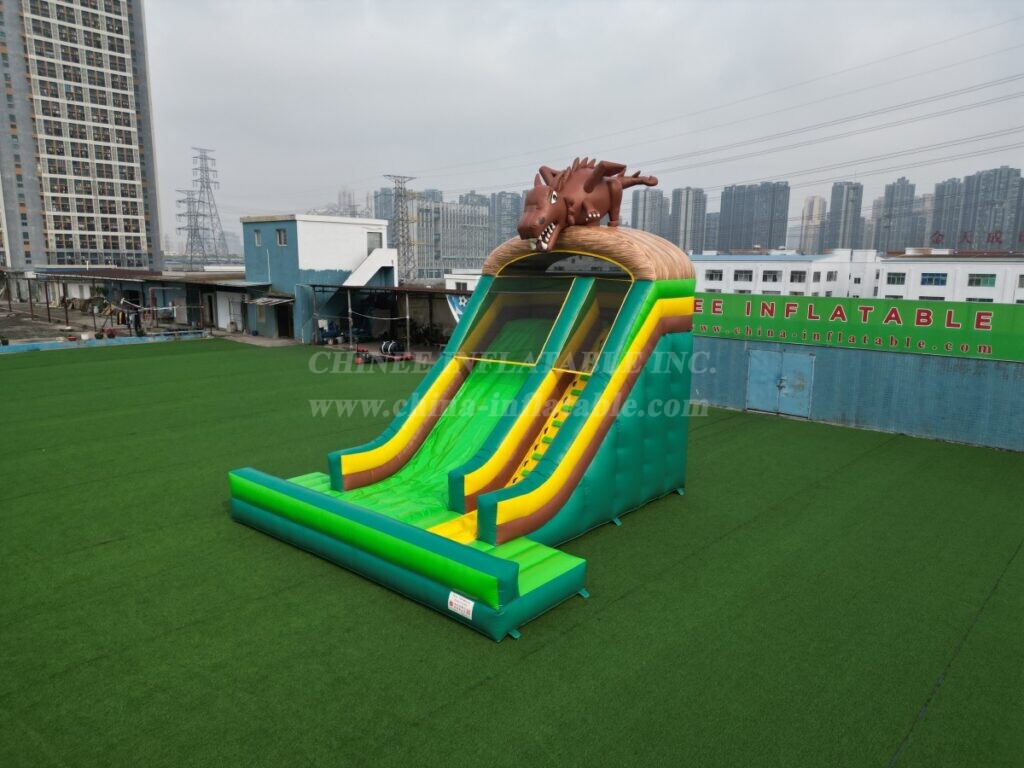 T8-562E Dinosaur-themed Inflatable Slide