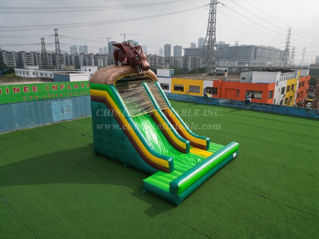 T8-562E Dinosaur-themed Inflatable Slide