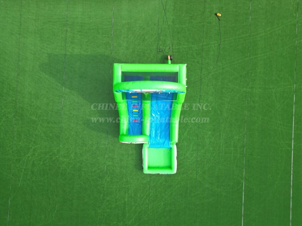 T8-8466C Moana Theme Inflatable Water Slide with Pool