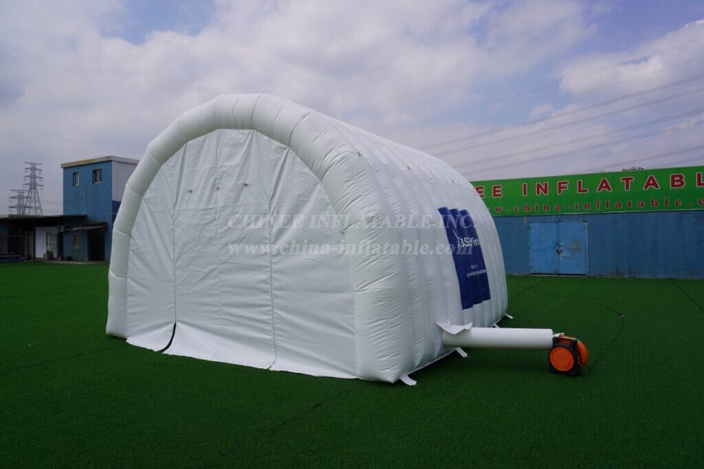 Tent1-424B White Branded Inflatable Event Tent
