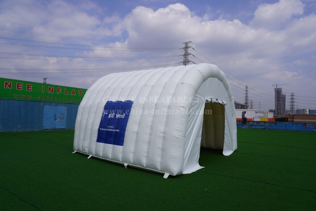 Tent1-424B White Branded Inflatable Event Tent