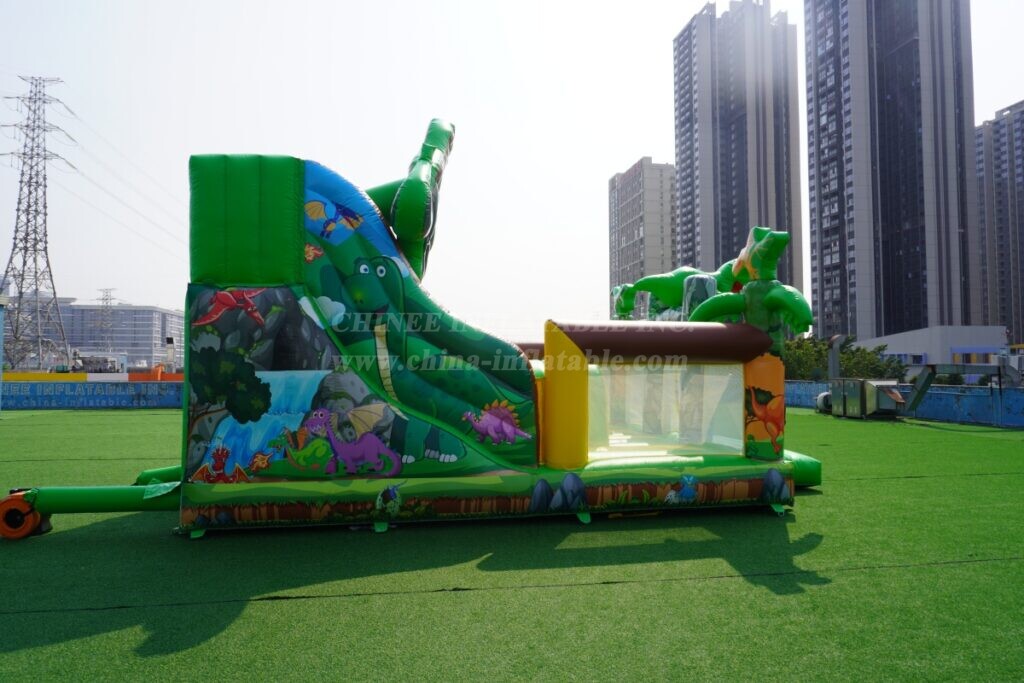 T2-4953B Dinosaur-themed Inflatable Combo