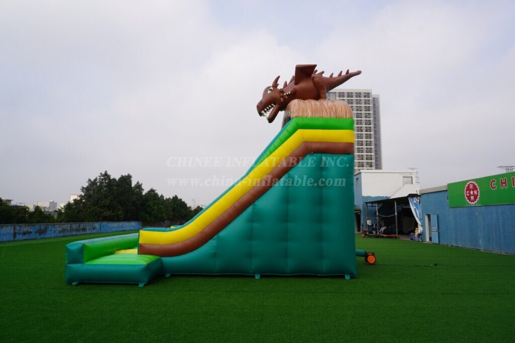 T8-562E Dinosaur-themed Inflatable Slide