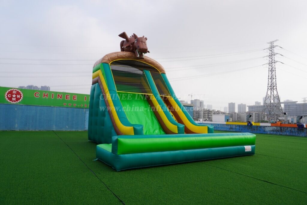 T8-562E Dinosaur-themed Inflatable Slide