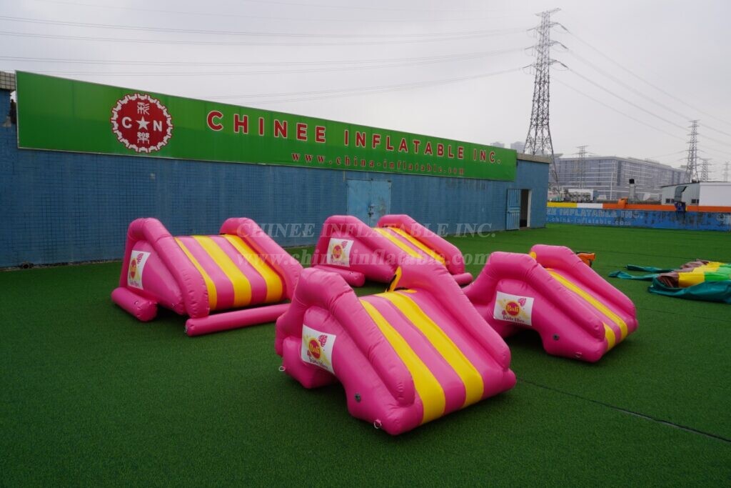 T11-560B Inflatable Pink Slide for Pool Activities