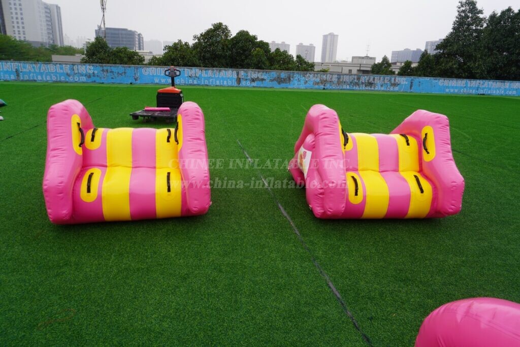 T11-560B Inflatable Pink Slide for Pool Activities