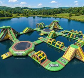 S722 Crocodile Theme Inflatable Water Park