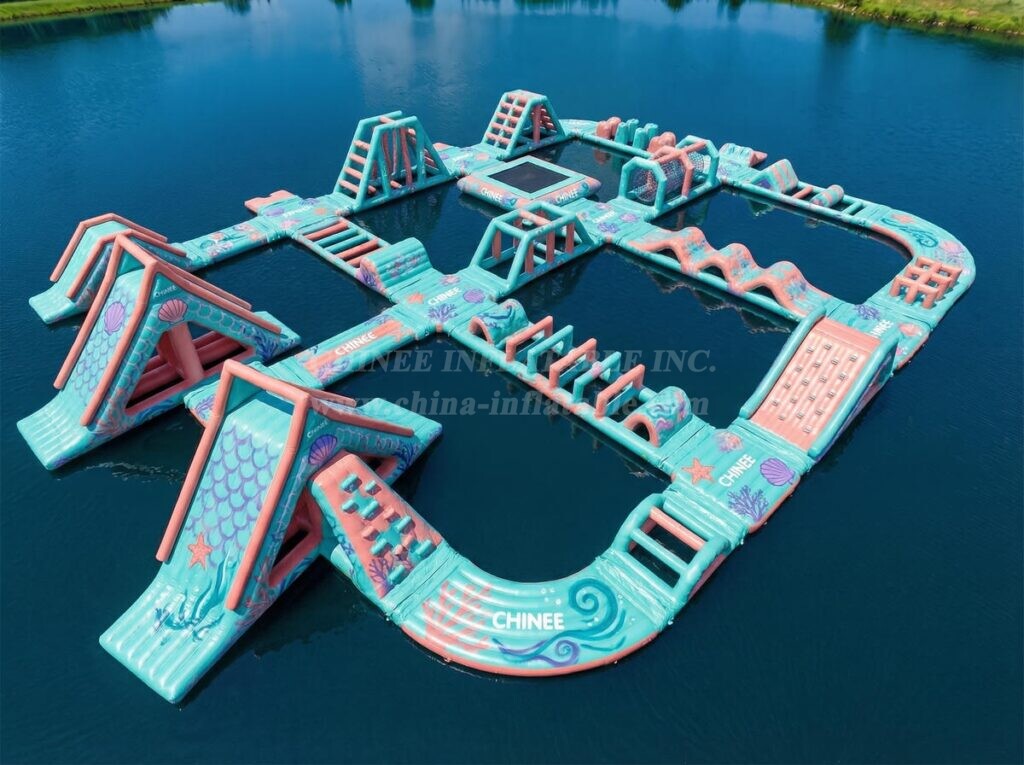 S729 Mermaid Theme Inflatable Water Park