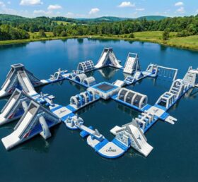 S741 Shark Theme Inflatable Water Park