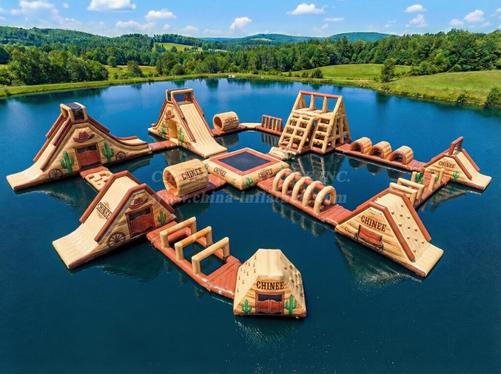 S754 Wild West Theme Inflatable Water Park