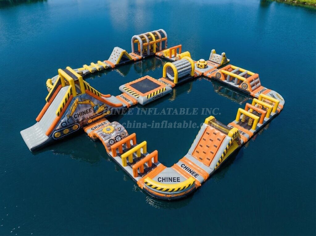 S781 Excavator Theme Inflatable Water Park