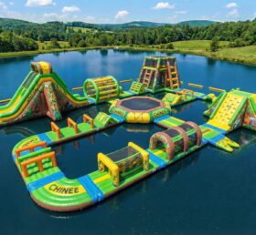 S795 Jungle Theme Inflatable Water Park