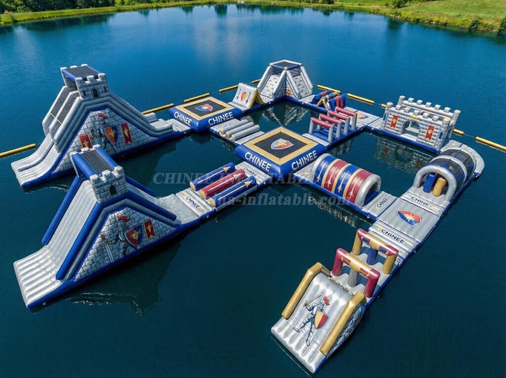 S797 Knight Theme Inflatable Water Park