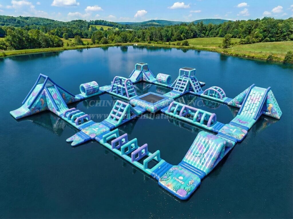 S801 Mermaid Theme Inflatable Water Park