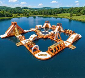 S827 Tiger Theme Inflatable Water Park