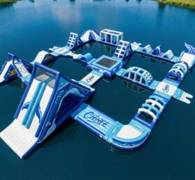 S834 Whale Theme Inflatable Water Park