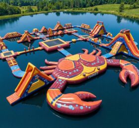 S845 Crab Theme Inflatable Water Park