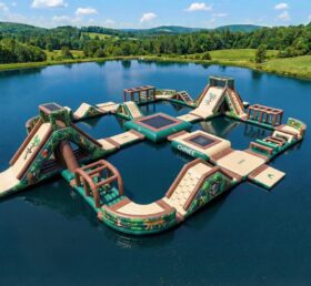 S857 Jungle Theme Inflatable Water Park