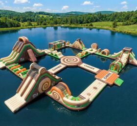 S872 Snail Theme Inflatable Water Park