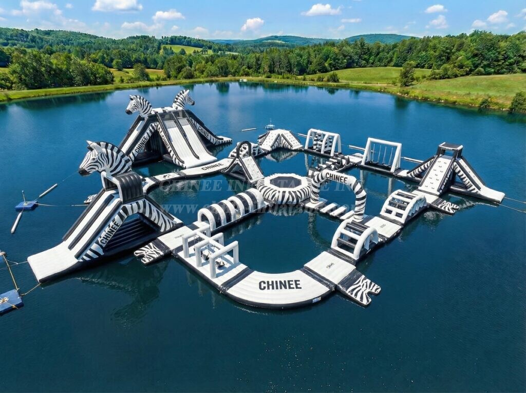 S880 Zebra Theme Inflatable Water Park