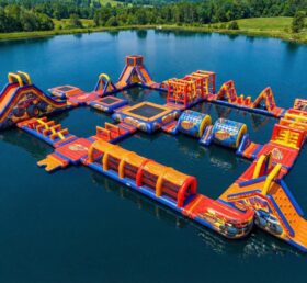 S887 Blaze Monster Theme Inflatable Water Park