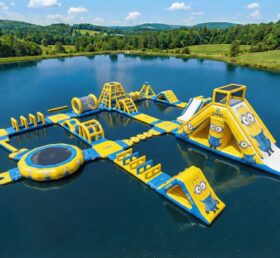 S909 Minions Theme Inflatable Water Park