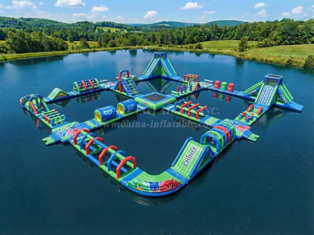 S918 PJ Masks Theme Inflatable Water Park