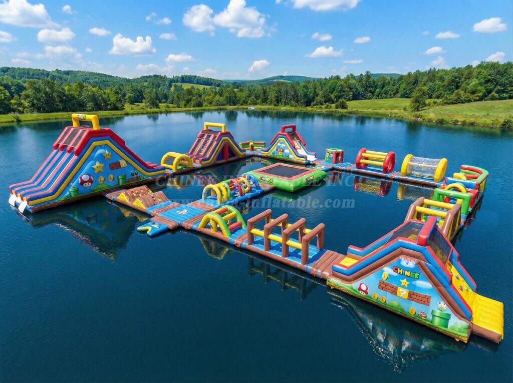 S936 Super Mario Theme Inflatable Water Park