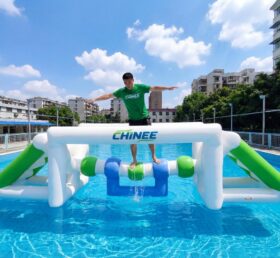 T10-619 Floating Water Obstacle for Balance Challenges – High Log Walk