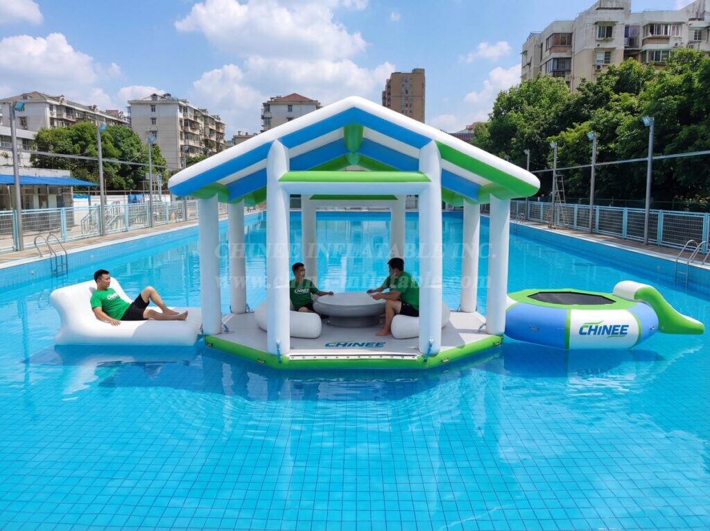 T10-616 Floating Canbana With Lounge– Floating Island Combo