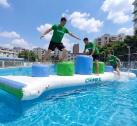 T10-625 Inflatable Floating Water Playground - Fun Pillars