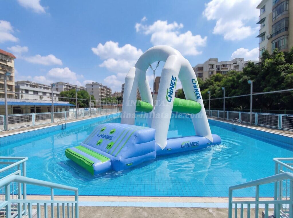 T10-622 Funny Inflatable Water Park Toys For Adults – Rope Swing