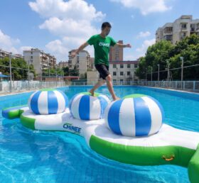 T10-624 Inflatable Aqua Park Games - 3 Caps