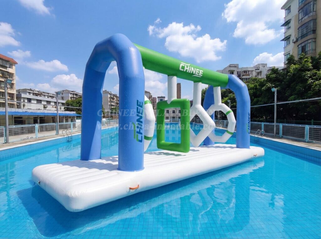 T10-639 Ultimate Inflatable Water Challenge Course – Geo Obstacles