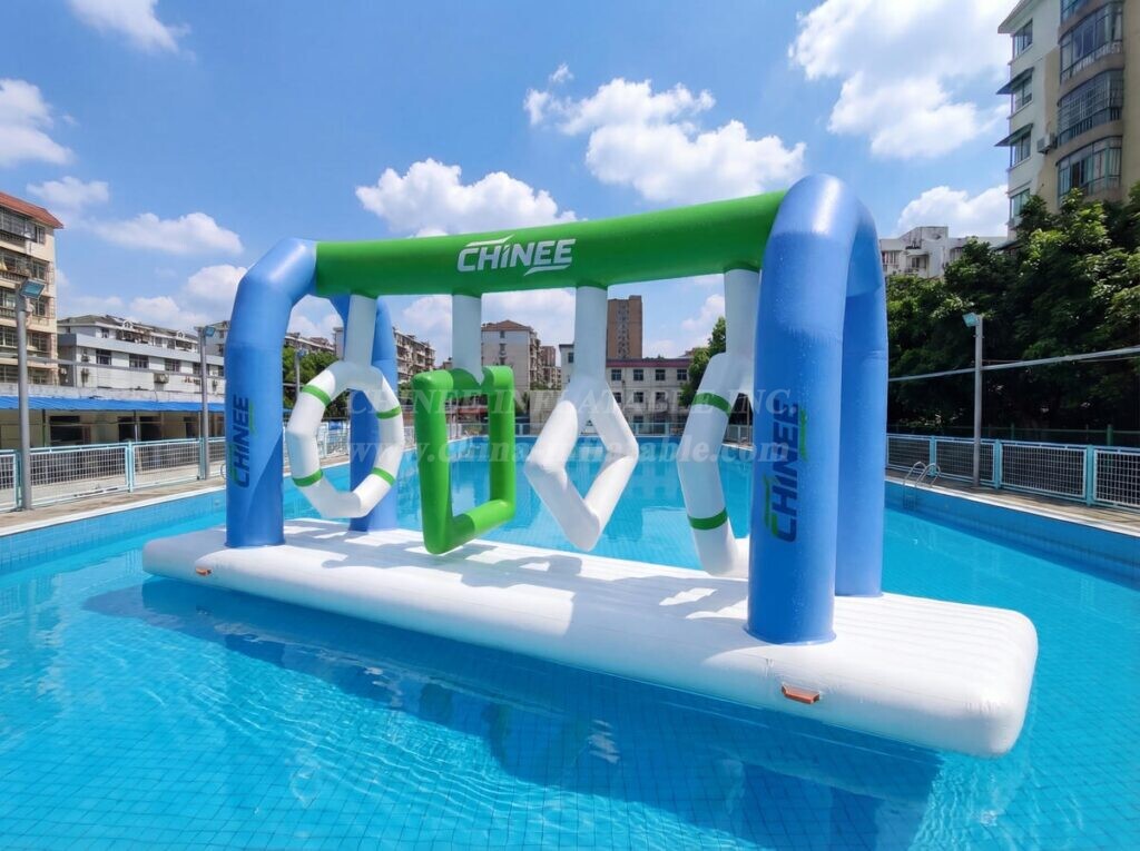 T10-639 Ultimate Inflatable Water Challenge Course – Geo Obstacles