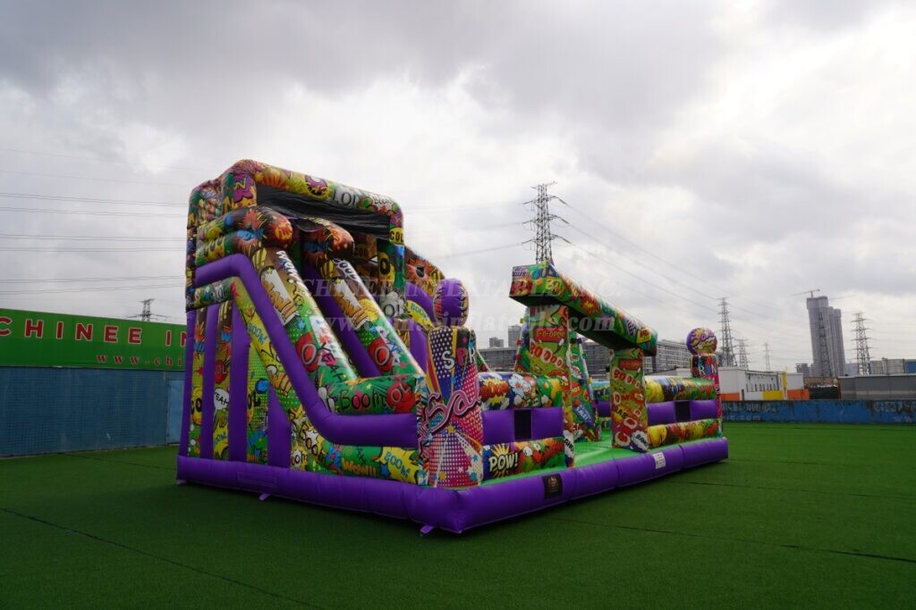 T6-848C Comic Theme Inflatable Park