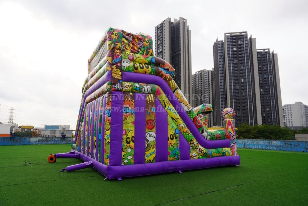 T6-848C Comic Theme Inflatable Park